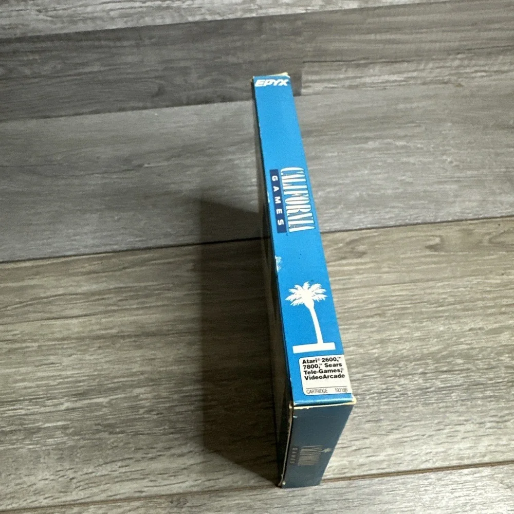 California‎ Games 1987 Atari 2600 7800 Epyx CIB Box Game Manual